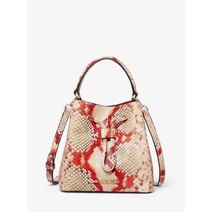 Bag/Wallet Set Michael Kors Suri Small Python Embossed